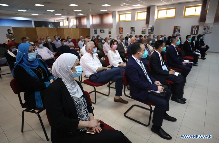 MIDEAST-RAMALLAH-COVID-19-CHINA-MEDICAL TEAM