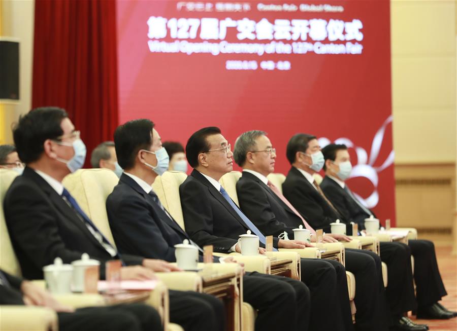 CHINA-BEIJING-LI KEQIANG-CANTON FAIR-VIRTUAL OPENING CEREMONY (CN)